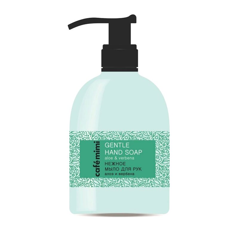 Мыло для рук Cafe Mimi нежное Алоэ и вербена 300 мл