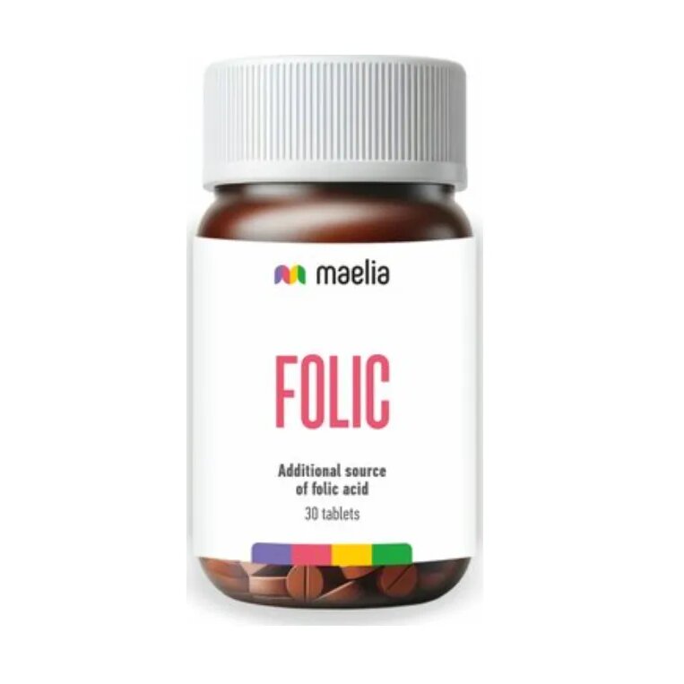 Фолиевая кислота Maelia folic/маэлия таблетки 30 шт.