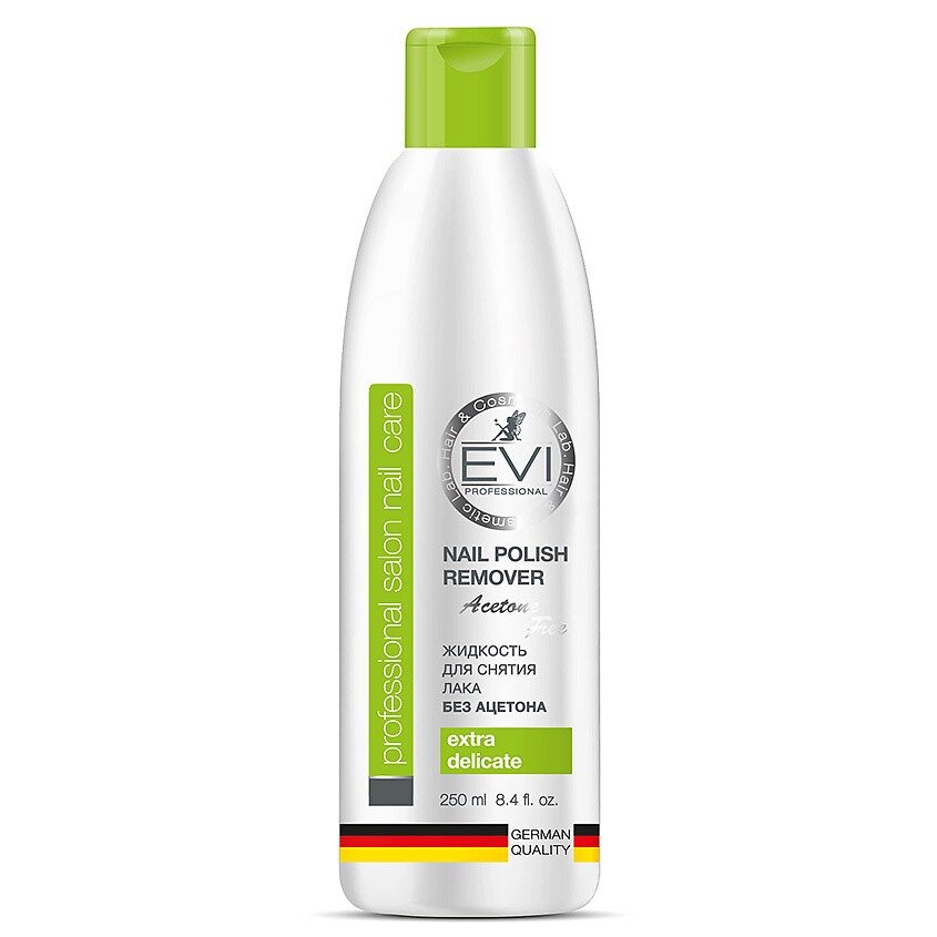 Жидкость для снятия лака Evi Professional без ацетона 250 мл