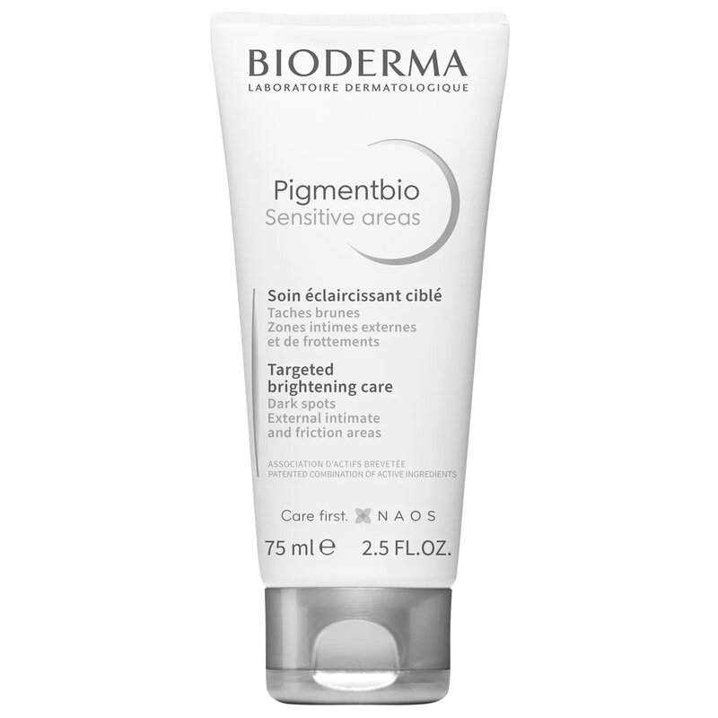 Крем для чувствительных зон Bioderma Pigmentbio с гиперпигментацией осветляющий туба 75 мл