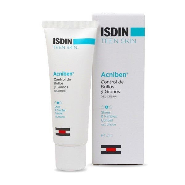 Гель-крем для лица Isdin Teen skin acniben 40 мл