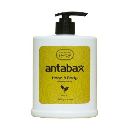 Мыло-гель парфюмированное для рук и тела Antabax белая бутылка 500 мл