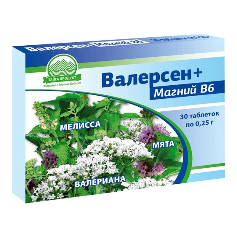 Валерсен + Магний В6 таблетки 30 шт.