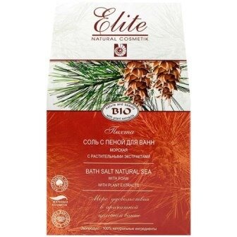 Соль для ванн Elite с пеной пихта 500 г