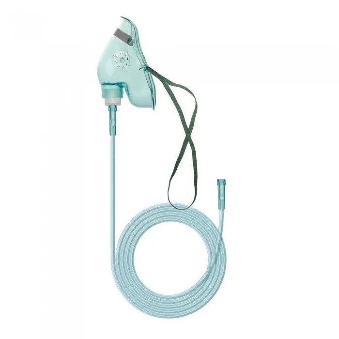 Маска кислородная Mederen размер XL удлиненная с трубкой 213см