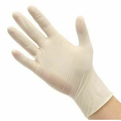 Перчатки медицинские латексные смотровые перчатки неопудренные стерильные размер L 1 пара