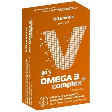 Vitumnus Омега-3 -90% капсулы 30 шт.