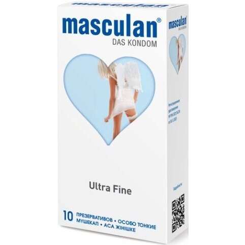 Презервативы Masculan-2 Ultra Fine особо тонкие обильная смазка 10 шт.
