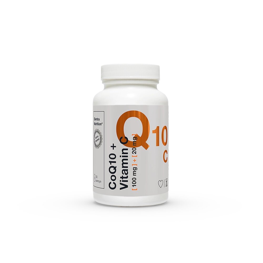 Elentra nutrition капсулы коэнзим q10 + витамин с 30 шт.