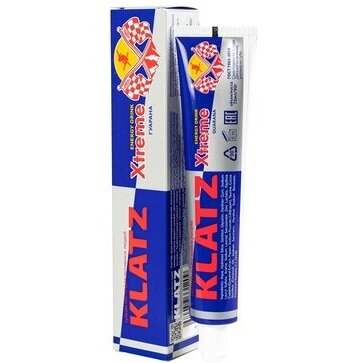 Зубная паста Klatz x-treme energy drink для активных людей гуарана 75 мл