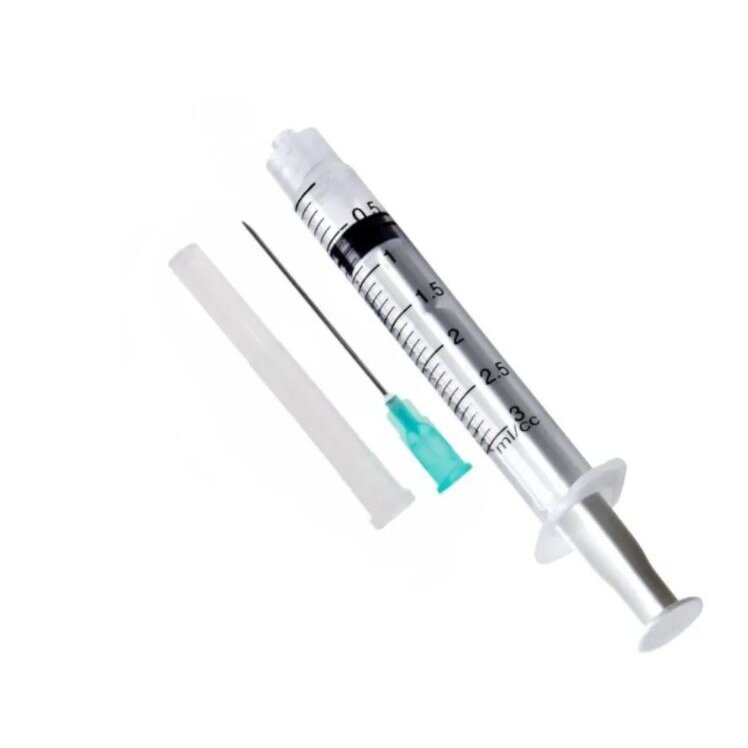 Шприц 3-х компонентный Vogt Medical с иглой 23G 0,6х30 мм 3 мл 1 шт.