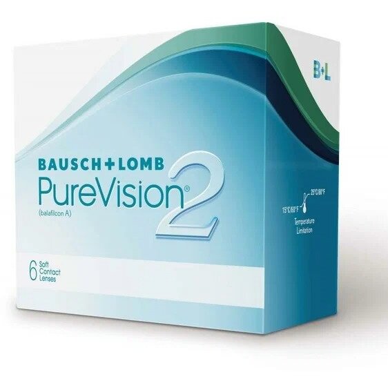 Линзы контактные Bausch&Lomb Purevision2 HD 8.6/-6,50 6 шт.