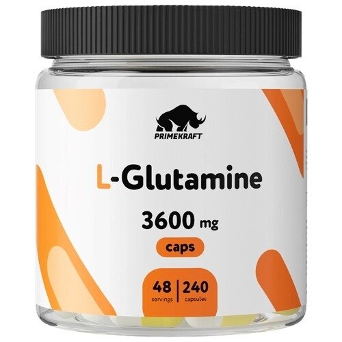 L-глутамин PrimeKraft капсулы 720 мг 240 шт.