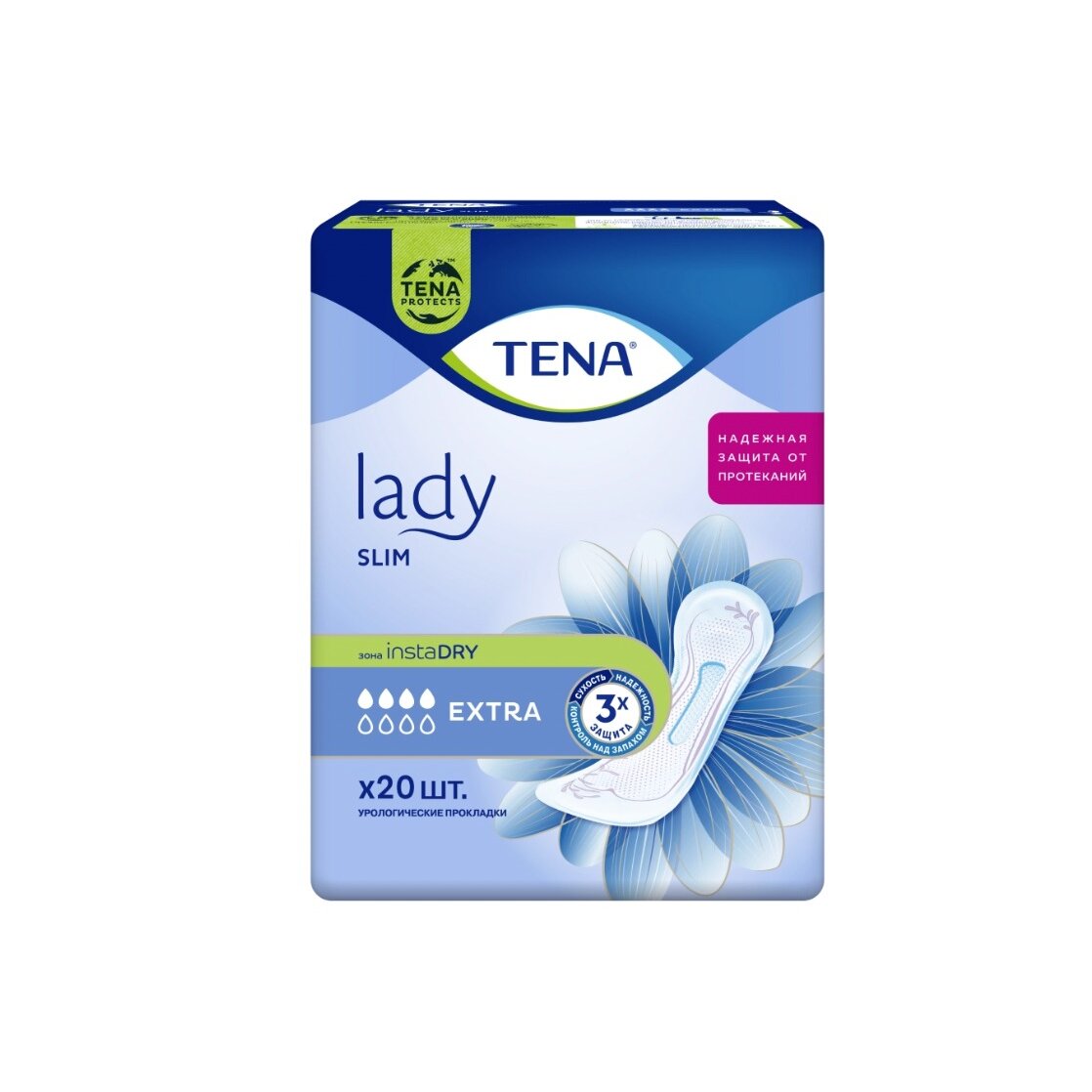 Урологические прокладки TENA Lady Slim Extra 20 шт.