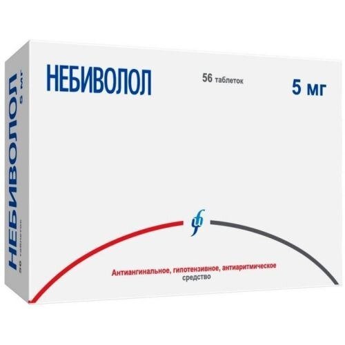 Небиволол таблетки 5 мг 56 шт.