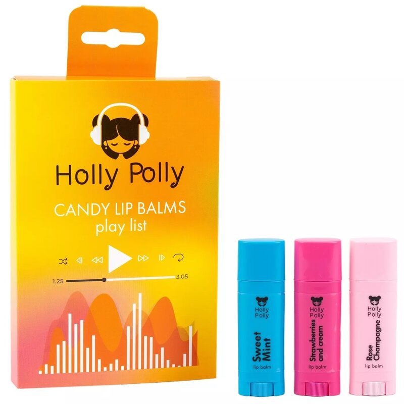 Набор бальзамов для губ Holly polly candy lip balms