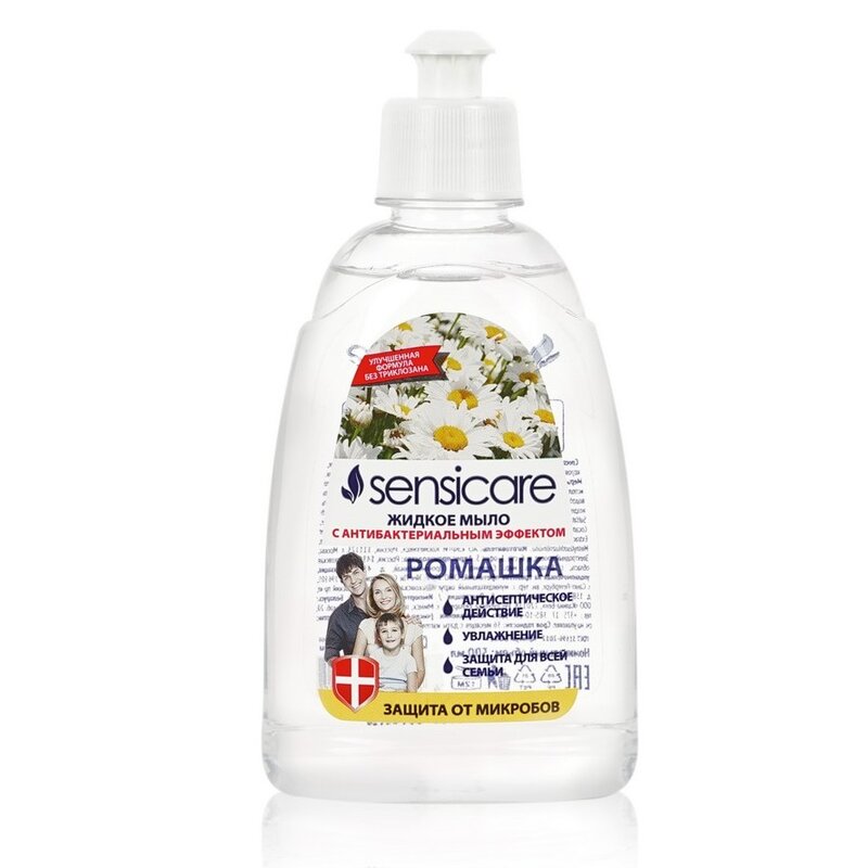 Жидкое мыло Sensicare антибактериальное с ромашкой 300 мл