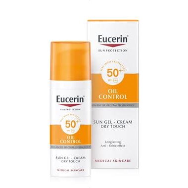 Гель-крем солнцезащитный Eucerin Sensitive Protect SPF 50+ для проблемной кожи