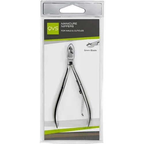 Кусачки QVS маникюрные лезвие 5 мм 10-1473