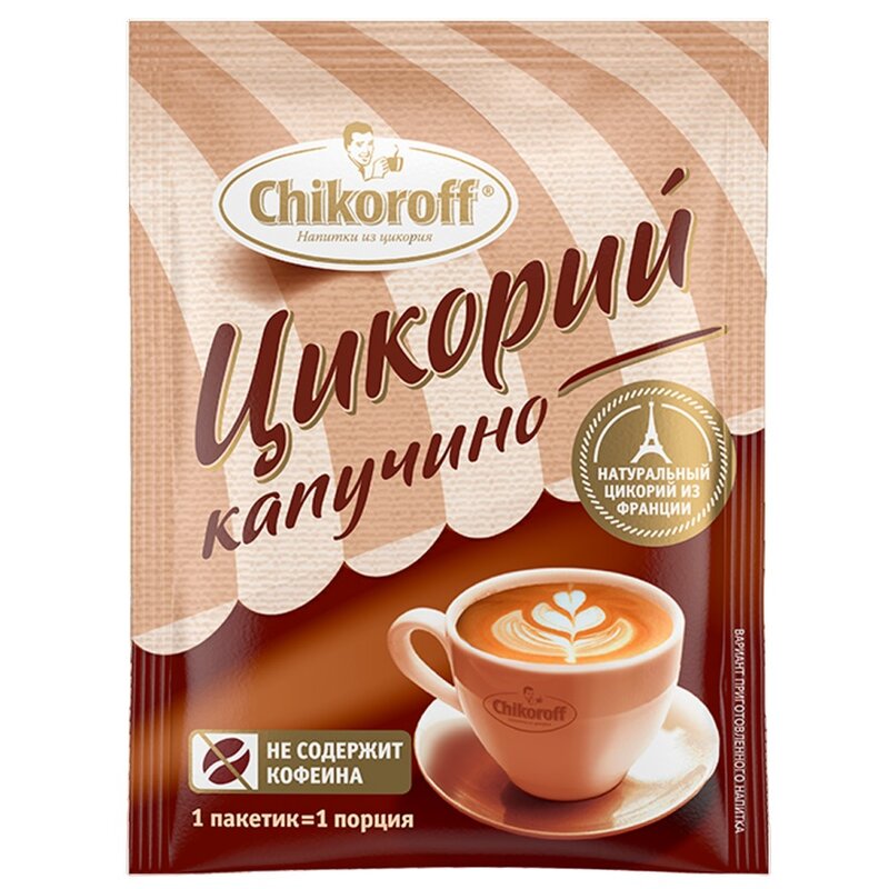 Напиток Chikoroff Цикорий порционный Капучино с фруктозой 12 г