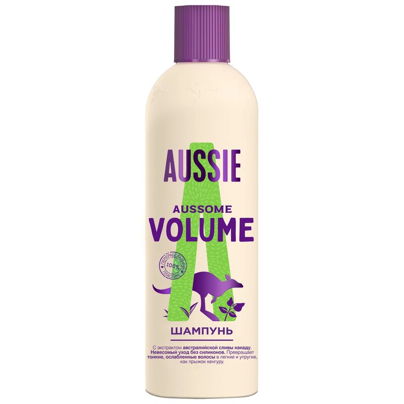 Aussie aussome volume шампунь 300мл для тонких волос