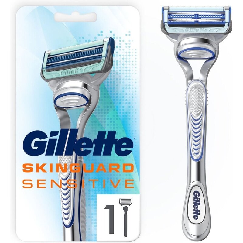 Gillette skinguard sensitive бритва безопасная со сменной кассетой 1 шт.