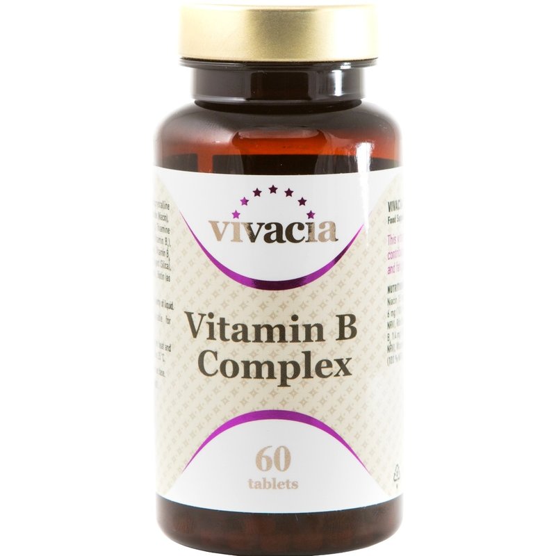 Таблетки Vivacia Витамины группы В Vitamin B-complex 60 шт.