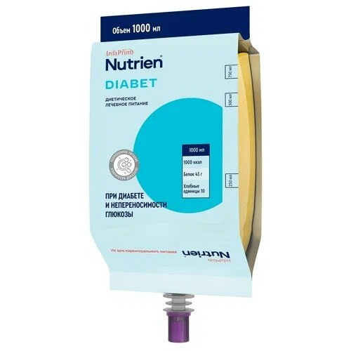 Диетическое лечебное питание Нутриэн Диабет жидкое с нейтральным вкусом 1000 мл