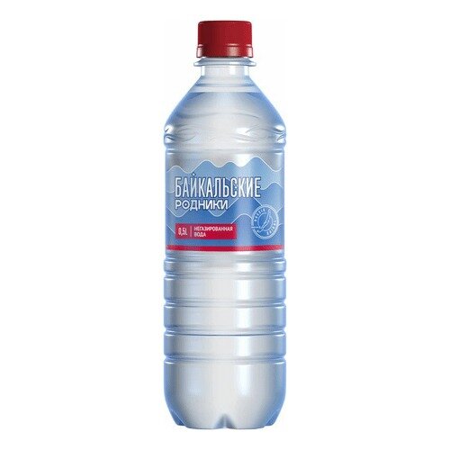 Вода питьевая негазированная Байкальские родники 0,5 л