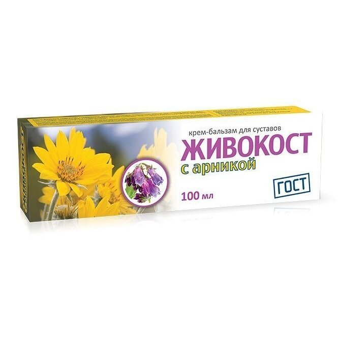 Крем-бальзам Живокост с арникой 100 мл