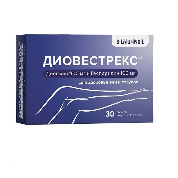 Диовестрекс таблетки 900 мг+100 мг 30 шт.