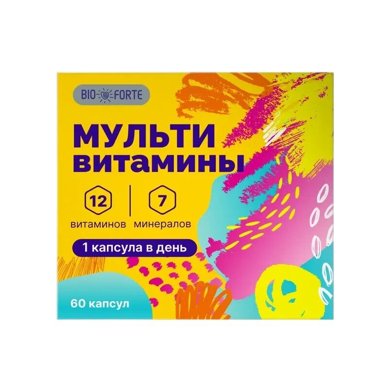 Мультивитамины для взрослых MultiForte капсулы 60 шт.