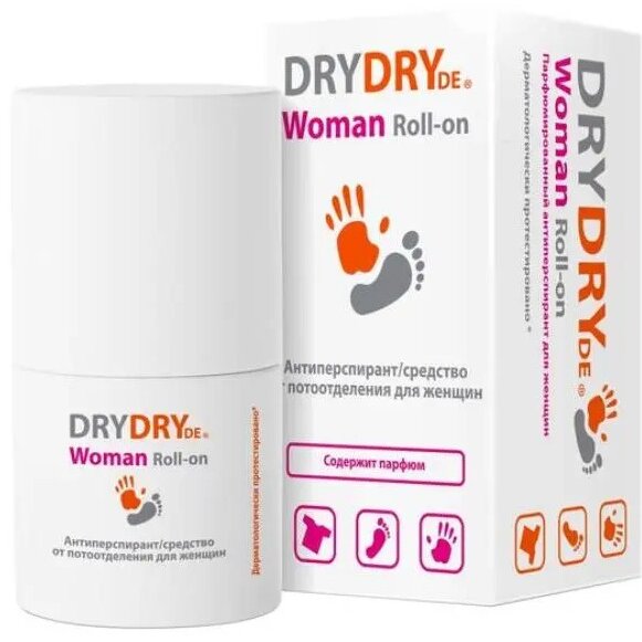 Антиперспирант для женщин парфюмированный Dry Dry De Woman 50 мл