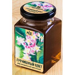Мир меда мед натуральный гречишный цвет 300 г