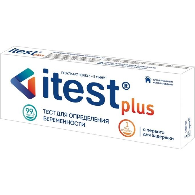 Тест Itest plus для определения беременности 1 шт.