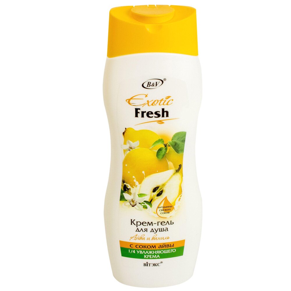 Гель-крем для душа Belita exotic fresh айва и ваниль 500 мл