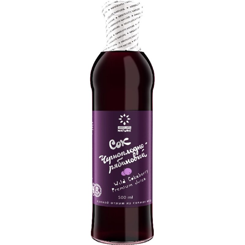 Сок Absolute Nature Черноплодно-рябиновый 500 мл
