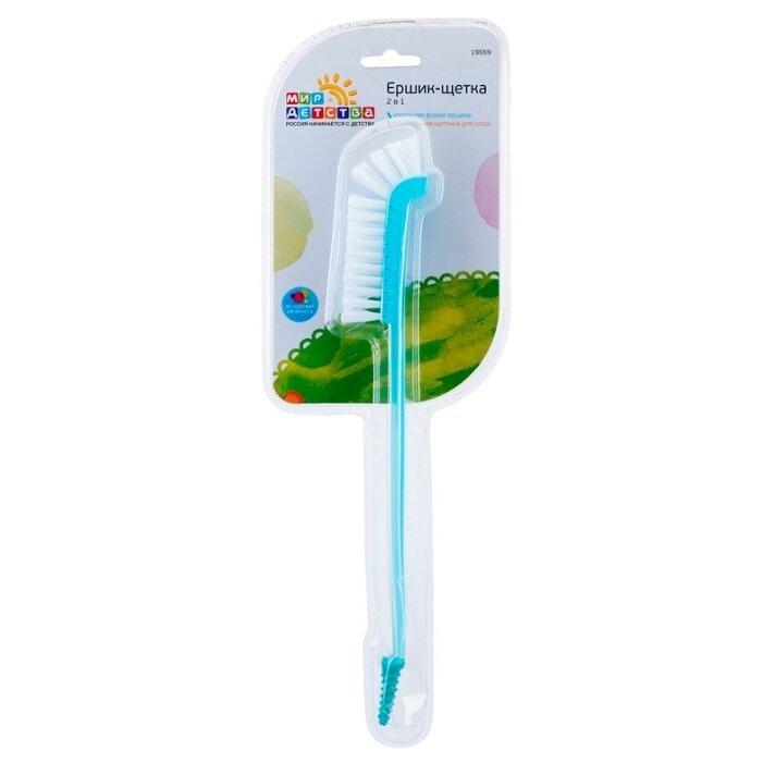 Ершик-щетка для бутылочек и сосок Мир детства