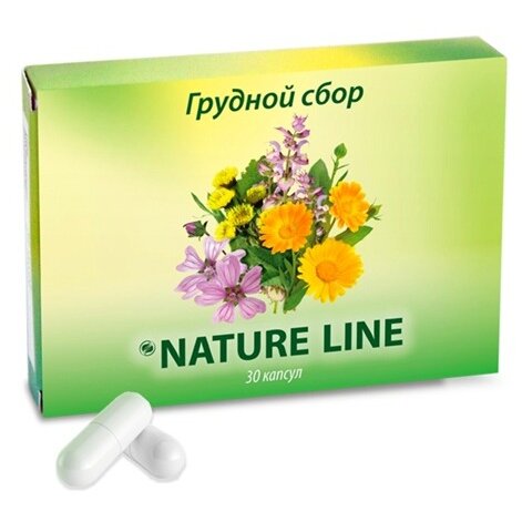 НатурЛайн Грудной сбор комплекс растительных экстрактов капсулы 470 мг 30 шт.