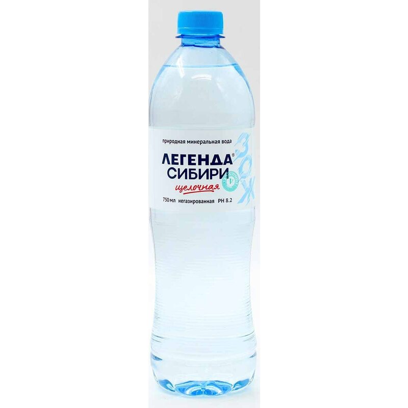 Легенда сибири ЗОЖ вода минеральная питьевая негазированная 0.75л бут.п/э