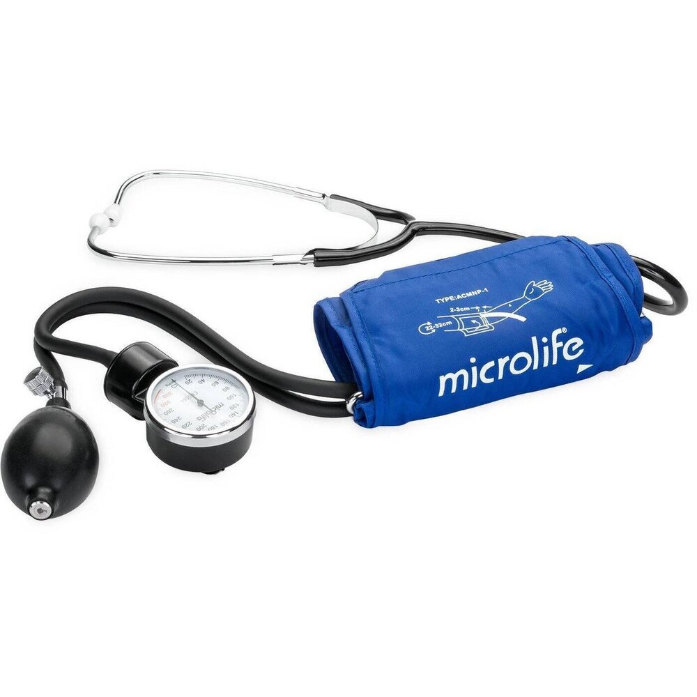 Тонометр механический Microlife BP-AG1-30 с фонендоскопом