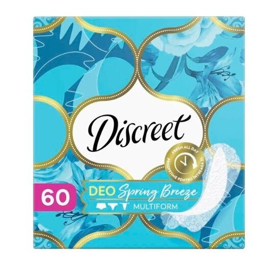 Прокладки ежедневные Дискрит (Discreet) Deo Весенний бриз Multiform 60 шт.