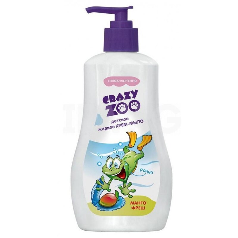 Крем-мыло Crazy zoo Манго фреш 280 мл