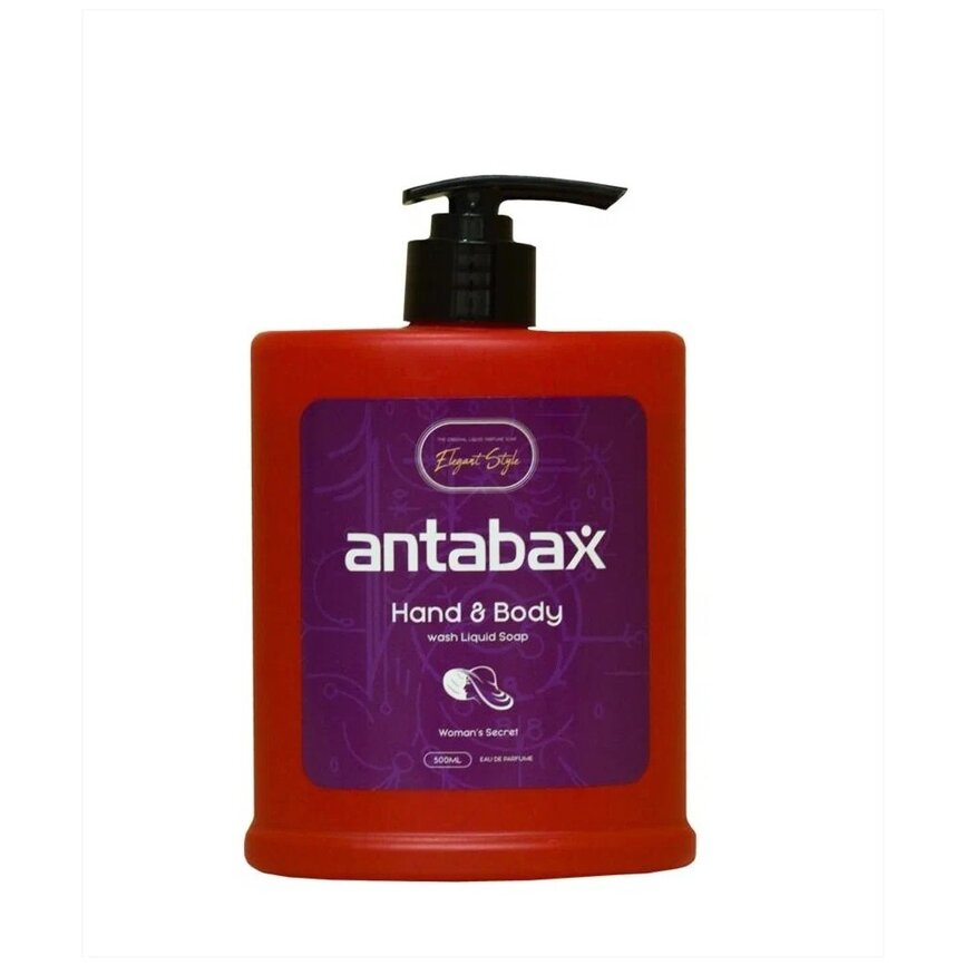 Мыло-гель парфюмированное для рук и тела Antabax красная бутылка 500 мл