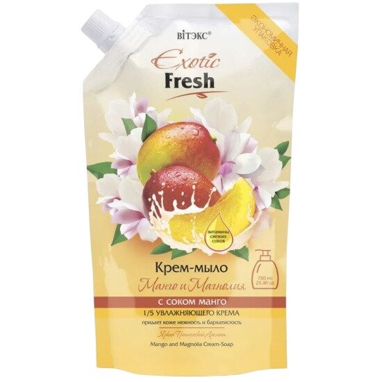 Крем-мыло Витэкс Exotic Fresh Манго и магнолия 750 мл
