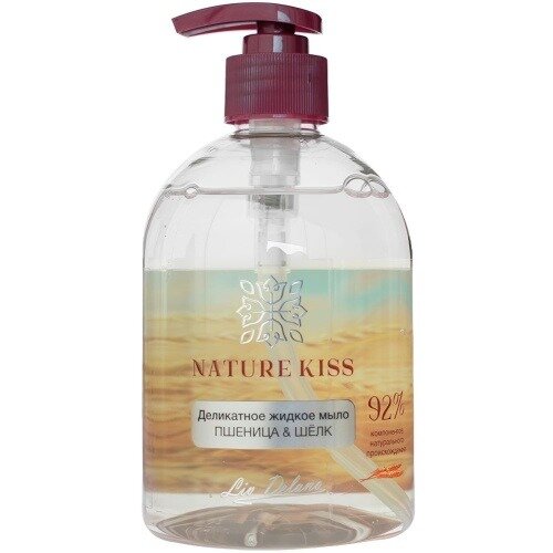 Мыло жидкое Nature Kiss Пшеница и шелк деликатное 480 мл