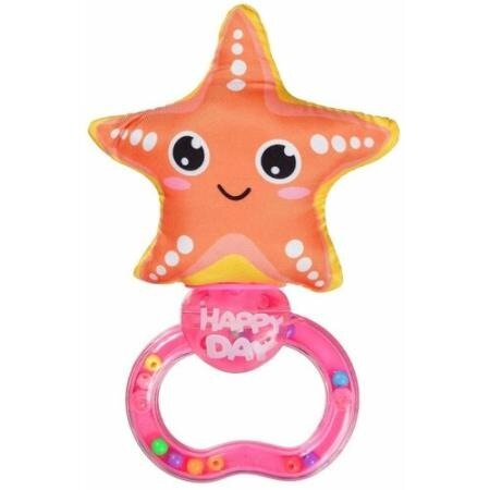 Погремушка мягкая Uviton Sea friends Морская звездочка