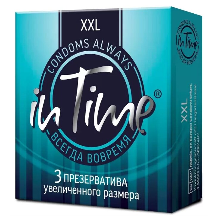 Презервативы In Time XXL увеличенного размера 3 шт.