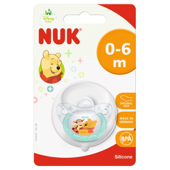 Nuk Trendline Disney соска-пустышка ортодонтическая силиконовая 0-6 мес. 1 шт.