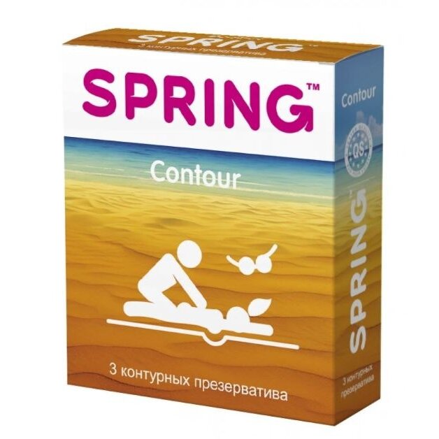 Презервативы Спринг (Spring) Contour анатомические 3 шт.